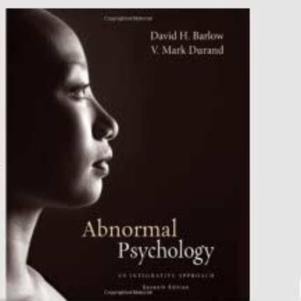 Abnormal Psychology: An Integrative Approach by Barlow 7th Edition (Hardcover)